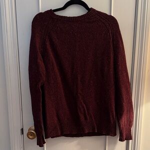 Unisex J. Crew Burgundy Sweater